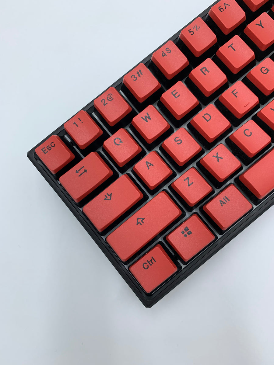 Slayer Pudding Keycap Set (Red & Black) - Alpherior Keys | Alpherior Keys